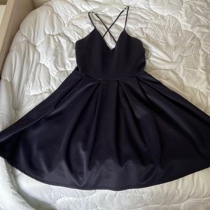 Dark blue dress